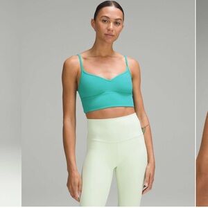 lululemon Align Sweetheart Bra Light Support, A/B Cup Kelly Green Size 6